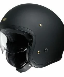 New 🔥 SHOEI J.O MATTE BLACK OPEN FACE HELMET - X-Small 🧨