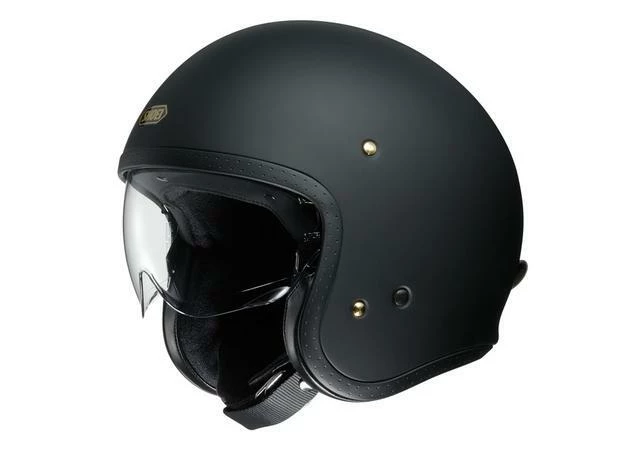 New ???? SHOEI J.O MATTE BLACK OPEN FACE HELMET - X-Small ???? 3 New ???? SHOEI J.O MATTE BLACK OPEN FACE HELMET - X-Small ????
