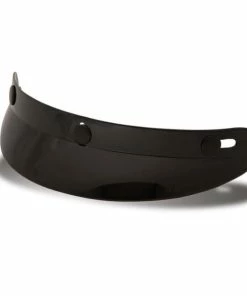 New 👏 Bell Custom 500 3-Snap Retro Black Visor 👍