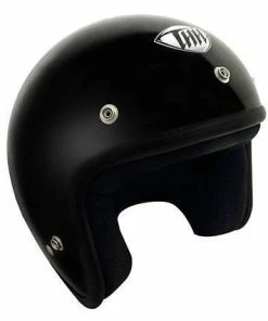 Budget 👏 THH T-380 Gloss Black Helmet (With Studs) - Unisex - 2X-Large - Adult - Black 💯