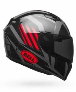 Best Pirce 🥰 Bell Qualifier Blaze Black Red Titanium Helmet - Small - Adult 🎁