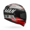 Best Sale 🛒 Bell Qualifier DLX MIPS Isle Of Man Black Red Helmet 🎉