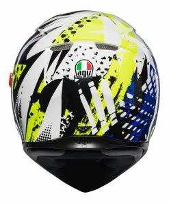 Cheap 😉 AGV K3 SV Pop Helmet - White/Lime/Blue - MS 🔥 -ROOF Shop 77 378 05 p 4