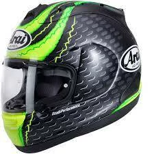 New 🔔 Arai RX-7V Crutchlow GP Green Black - Black - Medium - Adult 😍