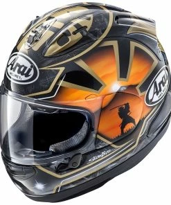 Brand new 👏 Arai RX-7V Pedrosa Spirit Helmet - Gold - L 🎁