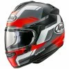 Budget 👏 Arai Chaser-X Cliff Matte Black Red White Helmet - Red - Large - Adult 😀