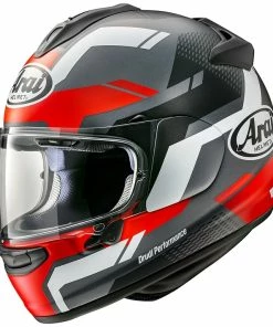 Budget 👏 Arai Chaser-X Cliff Matte Black Red White Helmet - Red - Large - Adult 😀