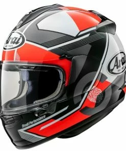 Wholesale 🎉 Arai Chaser-X Gene Black White Red Helmet - Red - Medium - Adult ⭐