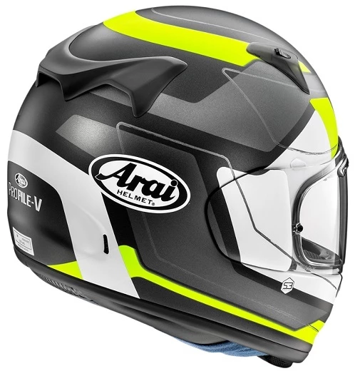 New π Arai Profile-V Kerb Yellow Helmet - Yellow - Medium - Adult 𧨠4 New π Arai Profile-V Kerb Yellow Helmet - Yellow - Medium - Adult 𧨠- Image 2