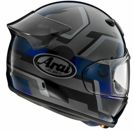 Best Sale π Arai Quantic Face Blue Helmet (Includes Arai Pro Shade Visor valued at $129.95) - Unisex - Medium - Adult - Blue 𧨠4 Best Sale π Arai Quantic Face Blue Helmet (Includes Arai Pro Shade Visor valued at $129.95) - Unisex - Medium - Adult - Blue 𧨠- Image 2