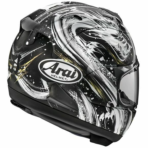 Buy π Arai RX-7V Evo Kiyonari Black Silver Helmet π 4 Buy π Arai RX-7V Evo Kiyonari Black Silver Helmet π - Image 2