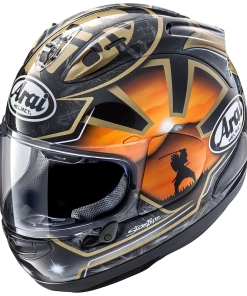 Outlet π Arai RX-7V EVO Pedosa Spirit Helmet - Black/Gold - M π