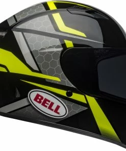Best Pirce ⌛ Bell Qualifier Flare Black and Yellow Helmet 🌟