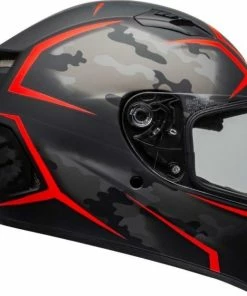 Best reviews of 😍 Bell 2020 Qualifier Stealth Camo Matte Black and Red Helmet 💯