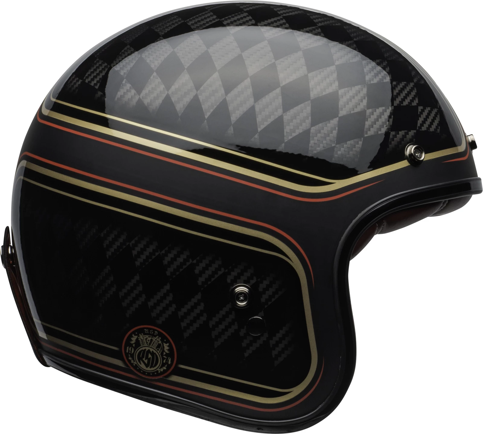 Promo π Bell Custom 500 Carbon RSD Checkmate Helmet π 3 Promo π Bell Custom 500 Carbon RSD Checkmate Helmet π
