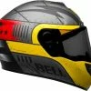 New 😍 Bell SRT Special Devil May Care Matte Grey and Yellow Helmet - Unisex - Small - Adult - Grey/Yellow 🔔 -ROOF Shop BE7121762