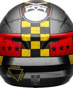New 😍 Bell SRT Special Devil May Care Matte Grey and Yellow Helmet - Unisex - Small - Adult - Grey/Yellow 🔔 -ROOF Shop BE7121762 3
