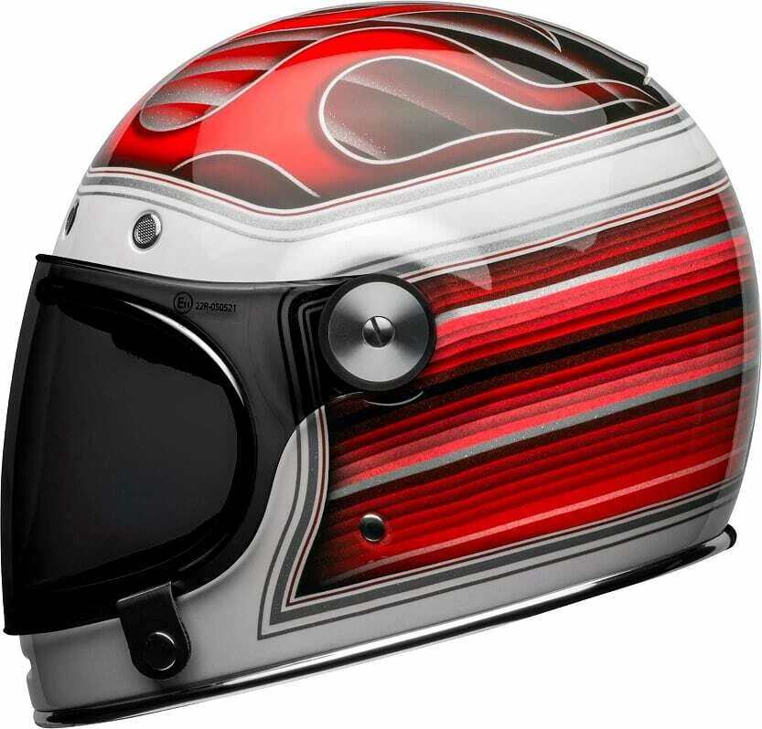 Outlet π Bell Bullitt Special Edition Barracuda White Red and Blue Helmet - Unisex - Medium - Adult - White/Red/Blue π 4 Outlet π Bell Bullitt Special Edition Barracuda White Red and Blue Helmet - Unisex - Medium - Adult - White/Red/Blue π - Image 2