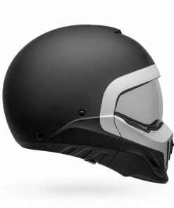 Flash Sale 🤩 Bell Broozer Cranium Matte Black and White Helmet - White - 2X-Large - Adult 👍