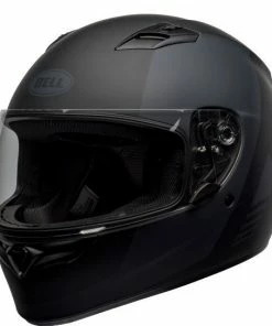 Deals π₯ Bell Qualifier Turnpike Matte Black Grey Helmet - Unisex - Small - Adult - Black/Grey β