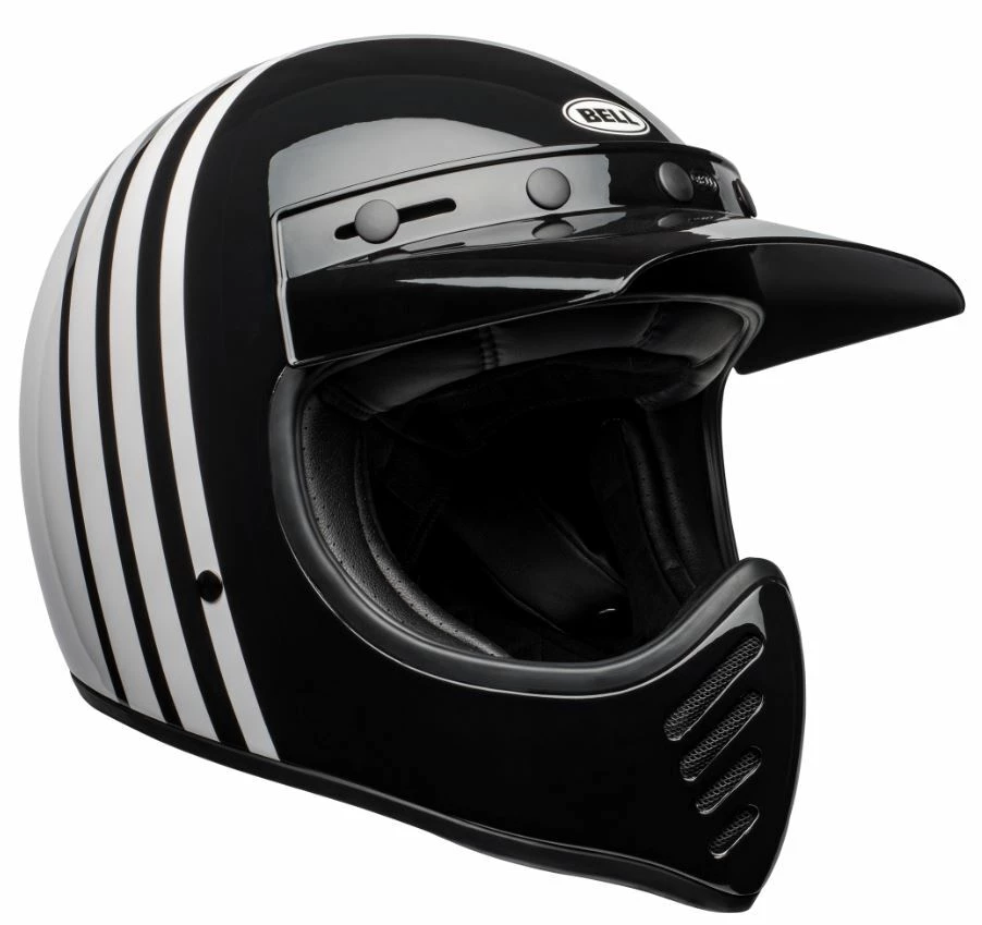 Discount π Bell Moto-3 Reverb White Black Helmet π 3 Discount π Bell Moto-3 Reverb White Black Helmet π - Image 2
