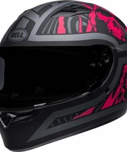 Promo 😀 Bell Qualifier Rebel Matte Black Pink Helmet - Unisex - Large - Adult - Black/Pink ⭐