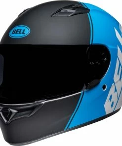 Best Pirce ⌛ Bell Qualifier Ascent Matte Black Cyan Helmet - Unisex - Small - Adult - Black/Cyan 🥰