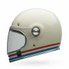 Best Sale 😍 Bell Bullitt Rally Stripes Helmet - Pearl White/Red/Blue - M 🧨