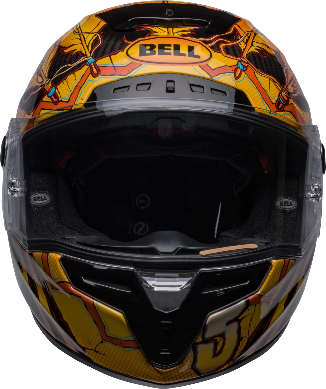 Wholesale π Bell Racestar DLX Dunne Limited Edition Helmet - Black/Gold/Blue - L β 5 Wholesale π Bell Racestar DLX Dunne Limited Edition Helmet - Black/Gold/Blue - L β - Image 3