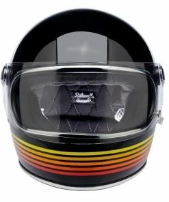Wholesale 😉 Biltwell Gringo S Spectrum Gloss Black Helmet 👍 -ROOF Shop BW10030536158 3