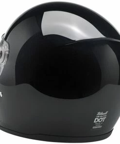 Outlet 😍 Biltwell Lane Splitter Gloss Black Helmet - Black - Small - Adult ❤️ -ROOF Shop BW10040101158 P 2