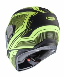Promo 🧨 Caberg Drift Flux Matt Black Yellow Helmet 🛒 -ROOF Shop C2LC01A7L 3