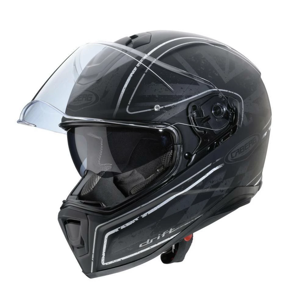 Hot Sale β Caberg - Drift Armour Matte Black Anthracite Helmet 𧨠4 Hot Sale β Caberg - Drift Armour Matte Black Anthracite Helmet 𧨠- Image 2