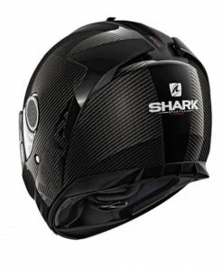 Deals ⌛ Shark Spartan Carbon Skin Black Helmet - Unisex - Medium 🎁 -ROOF Shop HE3400EDKAM 2
