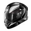 Best Sale 😀 Shark Skwal 2 Hallder Black White Anthracite Helmet - White - Medium - Adult 👍 -ROOF Shop HE4962EKWAS P