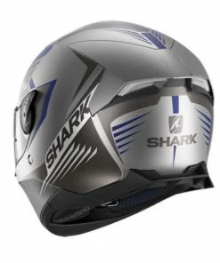 Deals 🤩 Shark Skwal 2 Hallder Helmet - Matte Anthracite/Blue - M 😉 -ROOF Shop HE4963EABAM 2