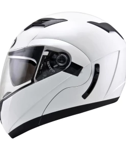 Top 10 😀 KYT Convair Flip Up Modular Helmet - Pearl White - M ✔️