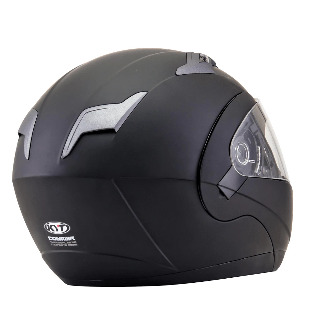 Buy π KYT Convair Flip Up Modular Helmet - Matte Black - S π 6 Buy π KYT Convair Flip Up Modular Helmet - Matte Black - S π - Image 5