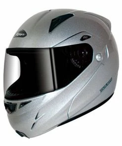 Budget 😀 Rjays Tour-Tech Flip-up Light Silver Helmet 👏