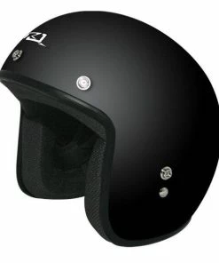 Hot Sale ✨ Rjays Sturgis (With Studs) Matte Black Helmet ⭐