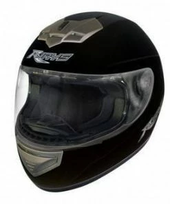 Discount 👏 Rjays Apex II Plain Gloss Black Helmet 🎁