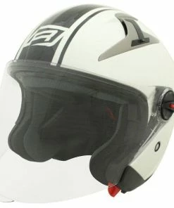 Best Sale 🥰 Rjays Navona II Gloss White Black Helmet - Large - Adult 🔥