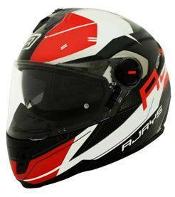 Discount 👏 Rjays GP-4 Pilot (With TSS) Gloss White Black Fluro Red Helmet - Unisex - Small - Adult - White/Black/Red 🔔