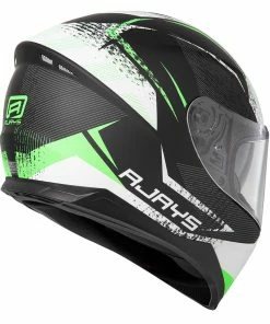 Deals 🤩 Rjays Dominator II Strike Matte Black Green Helmet 😀 -ROOF Shop RJH95MBKGN2 2