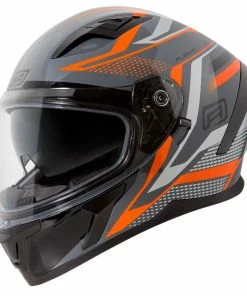 Brand new 🎁 Rjays Apex III Ignite Grey Orange Helmet 🥰