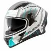 Cheapest 🥰 Rjays Apex III Switch White Grey Aqua Helmet ❤️ -ROOF Shop RJH96SWTGYAQ2 p